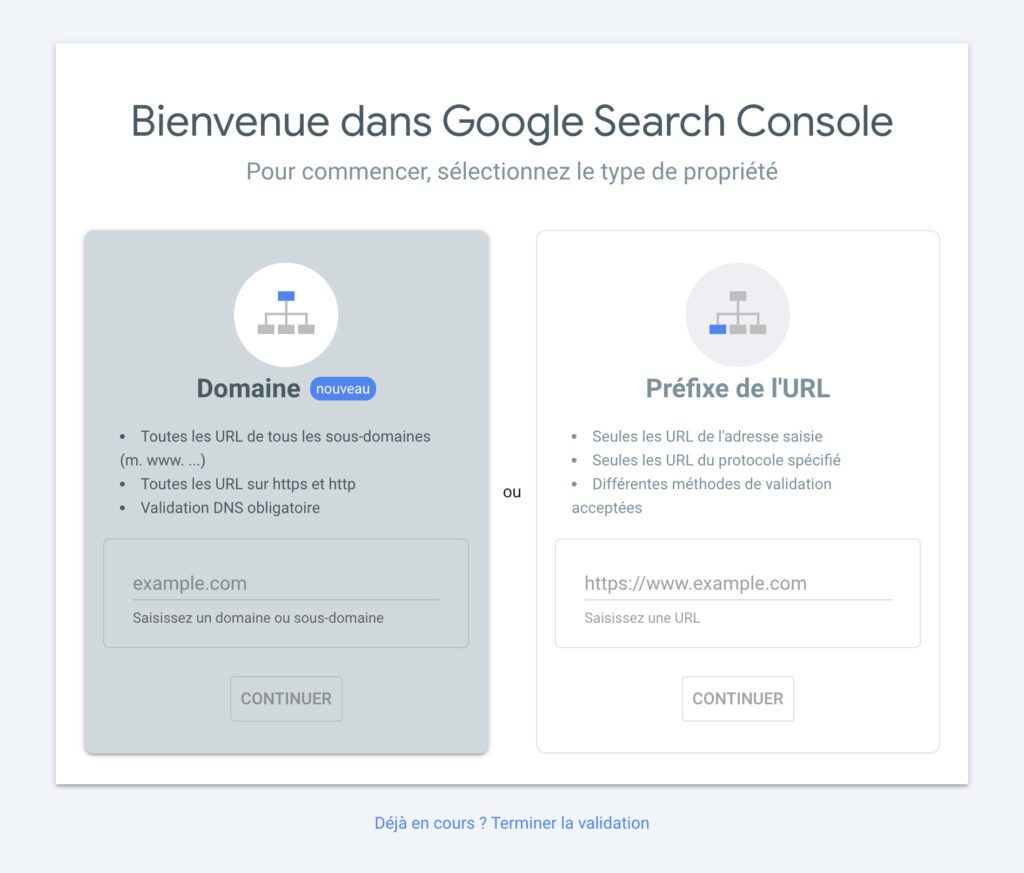 Capture d'écran pour soumettre une sitemap Showit à la Google Search Console