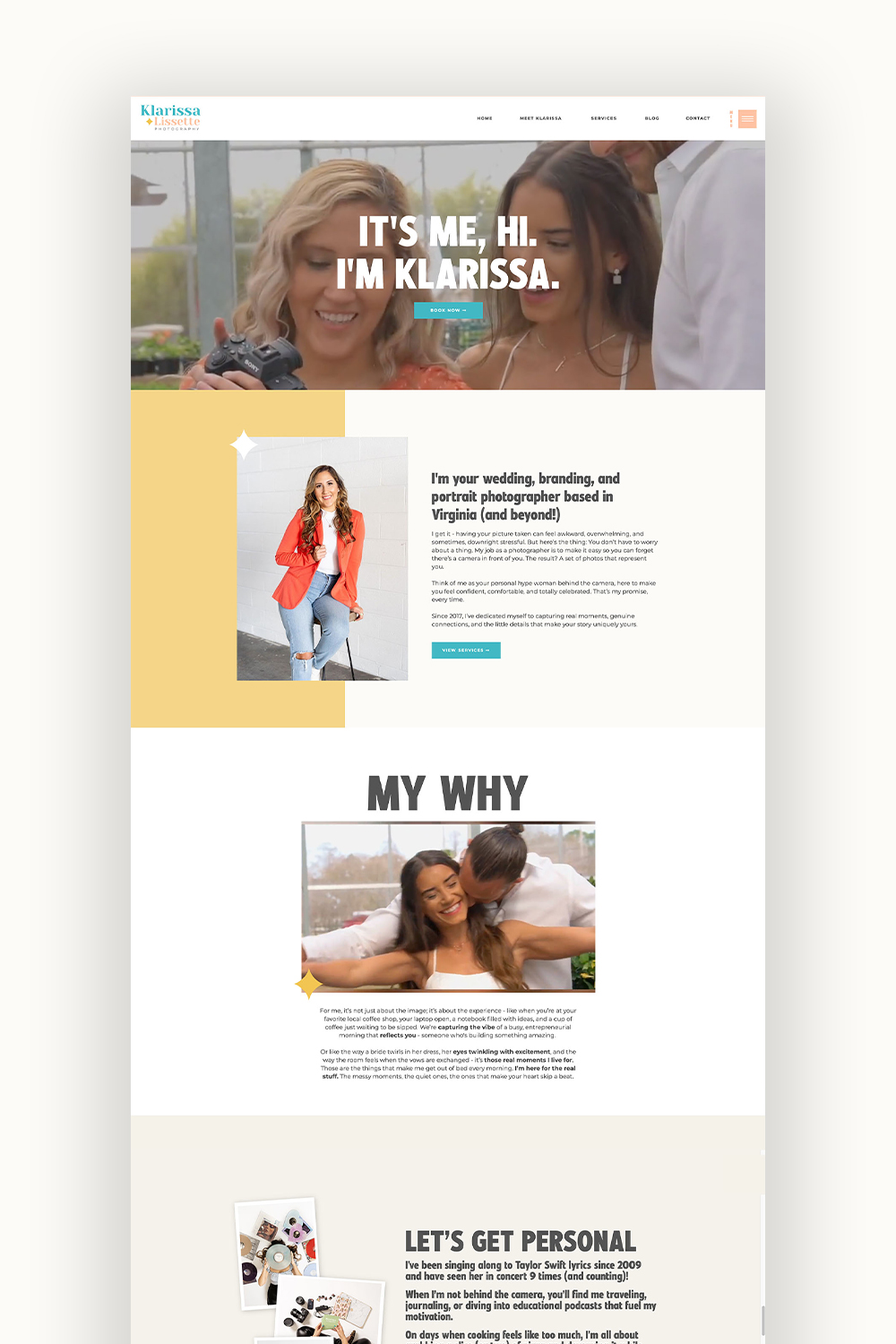 Klarissa Lissette, Virginia Photographer website