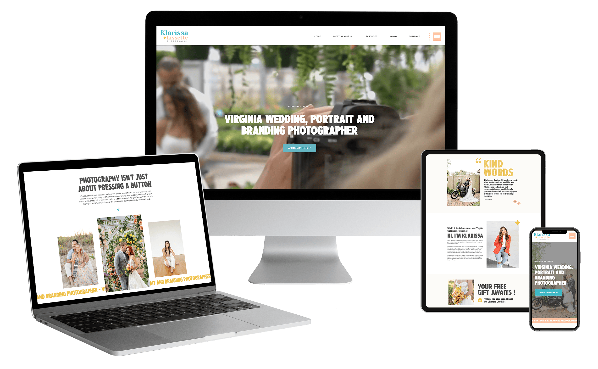 Klarissa Lissette, Virginia Photographer website